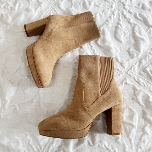 Donald Pliner Labell Platform Bootie Size 10M New - Picture 3 of 13